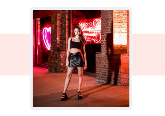 Foto modelo en exterior